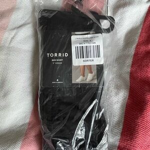 Torrid Black Bike Short